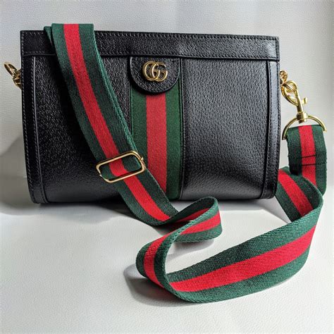 gucci bag with striped strap|gucci detachable shoulder strap.